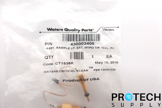 Waters 430003406 Sample Loop Ext. Hypo Tip 10 µL 700009324 NEW with WARRANTY