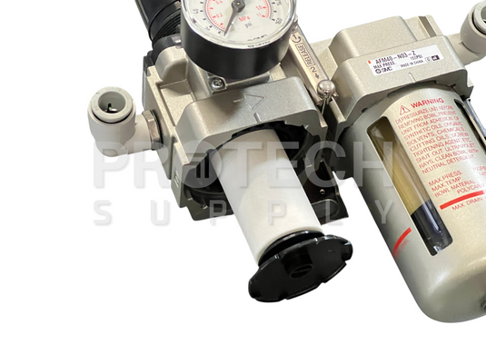 SMC AW40-N03-Z Filter Regulator + AFM40-N03-Z Mist Separator Assy GUARANTEED