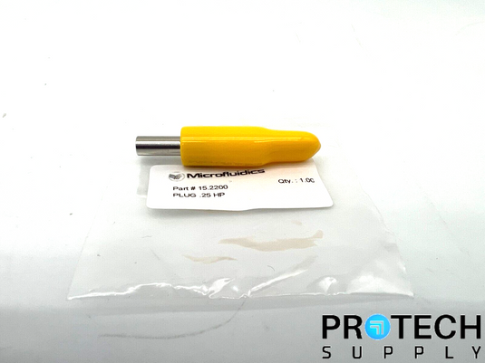 Microfluidics 15.2200 Plug .25HP NEW