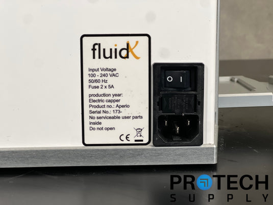 FluidX Aperio 8-Channel Semi-Automated System + Power Cable with WARRANTY