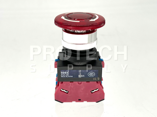 IDEC AVLW Emergency Stop Pushbutton Switch with WARRANTY