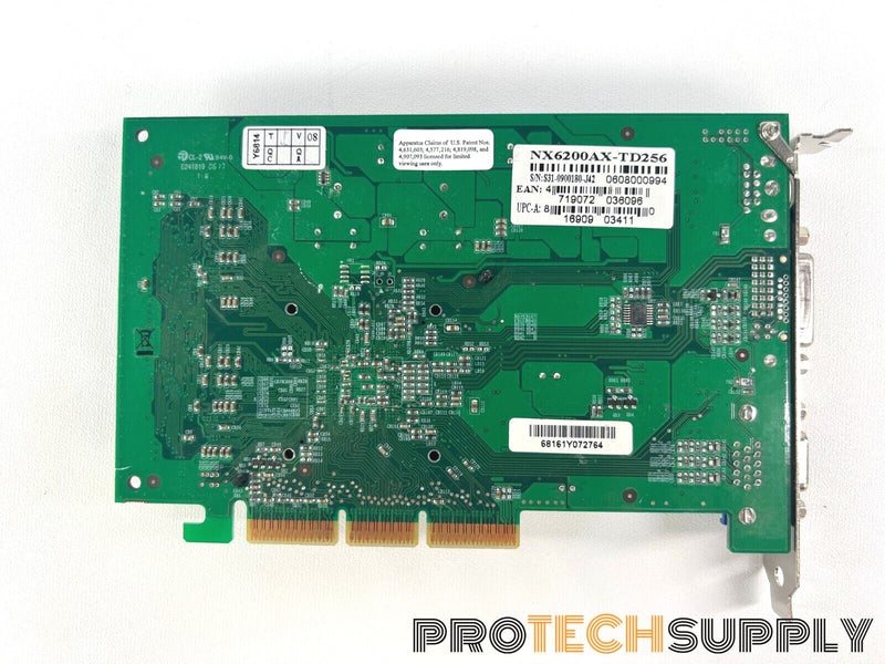 Load image into Gallery viewer, MSI NX6200AX-TD256 GeForce 6200 256MB GDDR2 Video Card GPU For Parts / Repair

