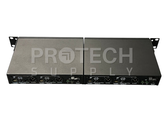 (Lot of 2) Audio-Technica ATW-RC13 Rack Mount Chassis System 10 PRO w/ WARRANTY
