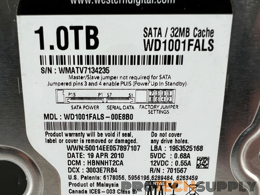 Western Digital 1TB 3.5