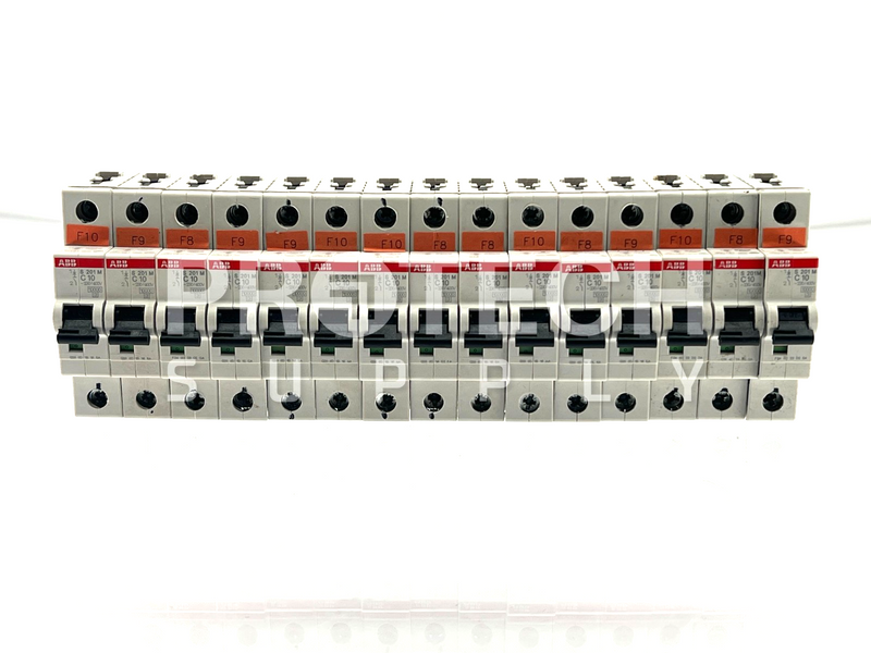 Load image into Gallery viewer, (Lot of 15) ABB 2CDS271001R0104 Circuit Breaker 10A 1-Pole 230/400V w/ WARRANTY
