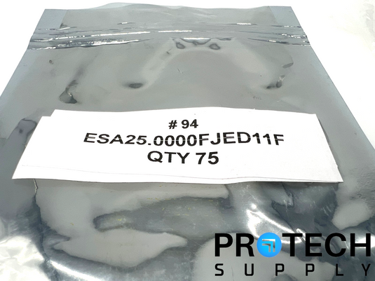 (75/Pk) Crystal Unit ESA25.0000FJED11FE Crystal Oscillator with WARRANTY