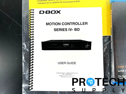 D-BOX Motion Controller IV-BD with Accessories for PARTS / REPAIR