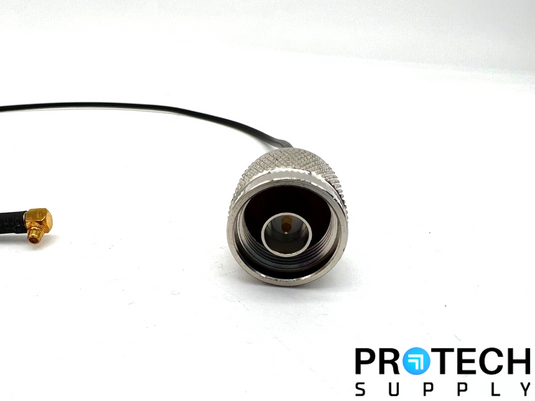 Cable SMA Male Plug to MMCX Male Right Angle Pigtail with WARRANTY