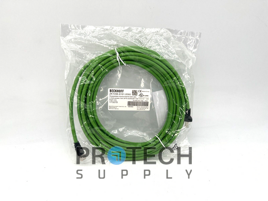 Beckhoff ZK1096-9191-0080 Ethernet Patch Cable NEW with WARRANTY