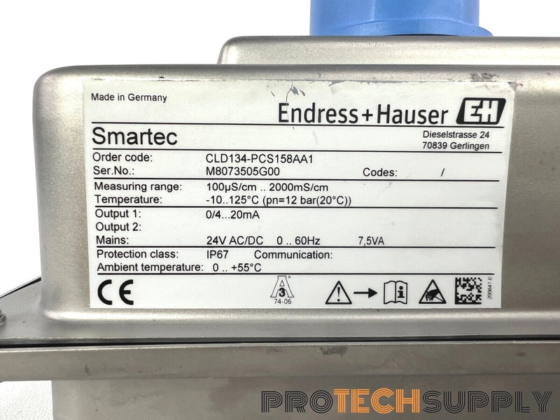 Load image into Gallery viewer, Endress+Hauser CLD134-PCS158AA1 Smartec Conductivity Transmitter with WARRANTY

