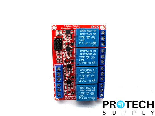 4 Relay Module High / Low Level Trigger NEW with WARRANTY