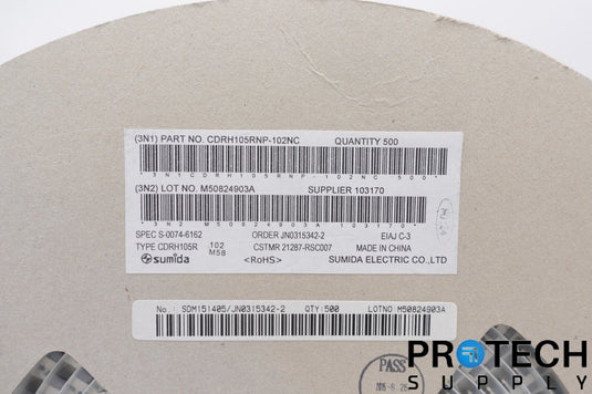 500/Reel Sumida CDRH105RNP-102NC Power Inductors 1000uH 1.5ohm NEW w/ WARRANTY