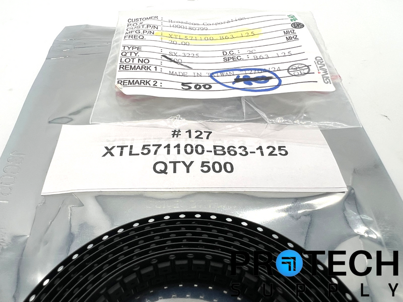Load image into Gallery viewer, (500/Pk) Siward XTL571100-B63-125 Resonator Crystal with WARRANTY
