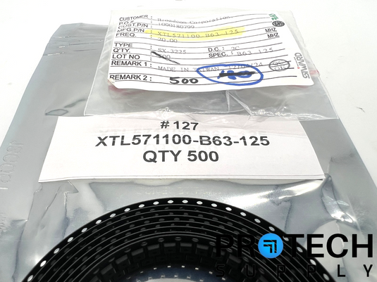 (500/Pk) Siward XTL571100-B63-125 Resonator Crystal with WARRANTY