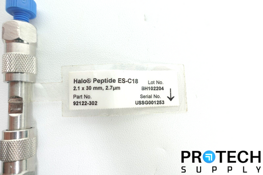HALO Peptide ES-C18 Column 2.7um 160 Å 2.1 x 30 mm 92122-302 with WARRANTY