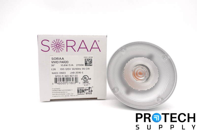Load image into Gallery viewer, Soraa VIVID PAR20 Light Bulb 2700K 500Lm 10.8W SP20-11-36D-927-03 NEW &amp; WARRANTY
