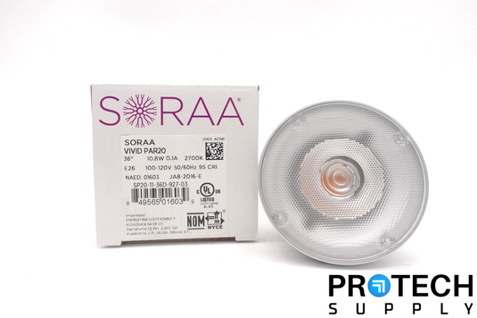 Soraa VIVID PAR20 Light Bulb 2700K 500Lm 10.8W SP20-11-36D-927-03 NEW & WARRANTY