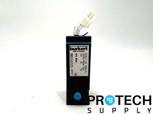 Burkert 6128 Solenoid Valve 3A 24V DC 5W with WARRANTY