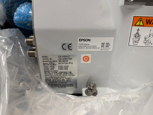 Epson C4-A901C C4L 6-Axis Cleanroom Robot w/ RC700-A Controller & EtherNet/IP