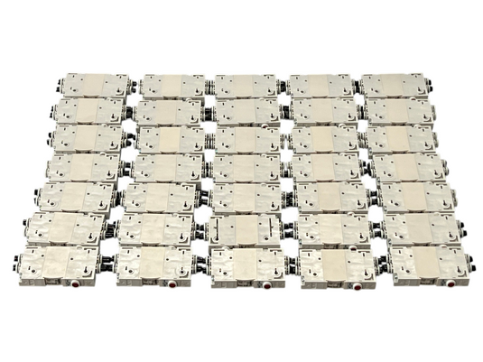 (Lot of 35) SMC VQ1000-FPG-C6C6 Perfect Check Block Valve
