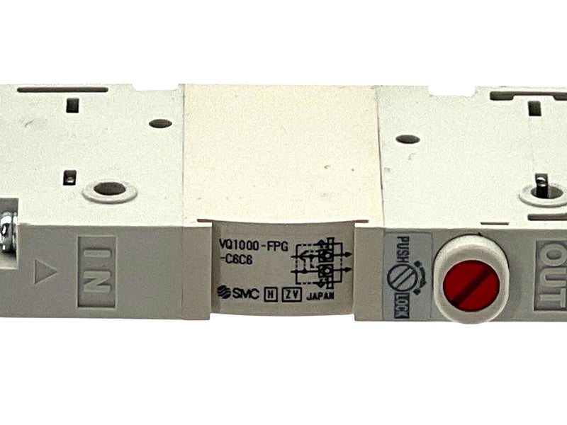 Load image into Gallery viewer, (Lot of 35) SMC VQ1000-FPG-C6C6 Perfect Check Block Valve
