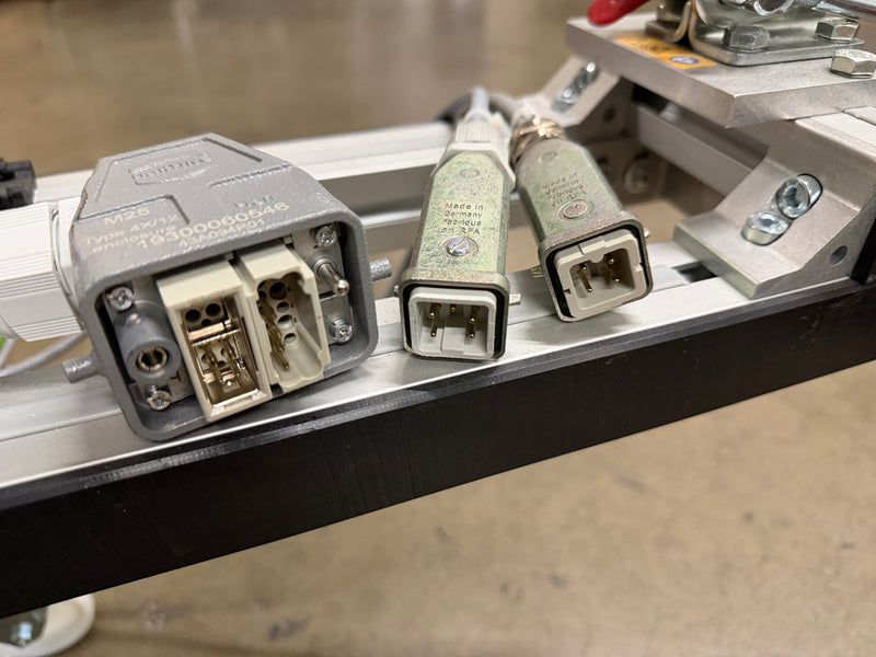 Load image into Gallery viewer, mk DGF-P 2001 Double Belt Conveyor w/ Pneumatic Stops &amp; Sensors, Zahoransky
