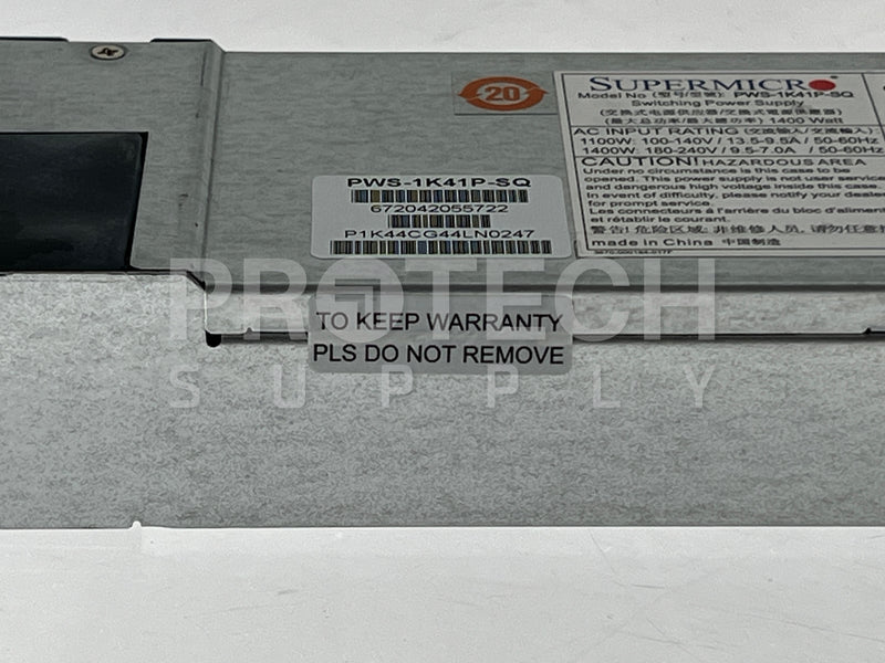 Load image into Gallery viewer, SuperMicro PWS-1K41P-SQ Switching Power Supply
