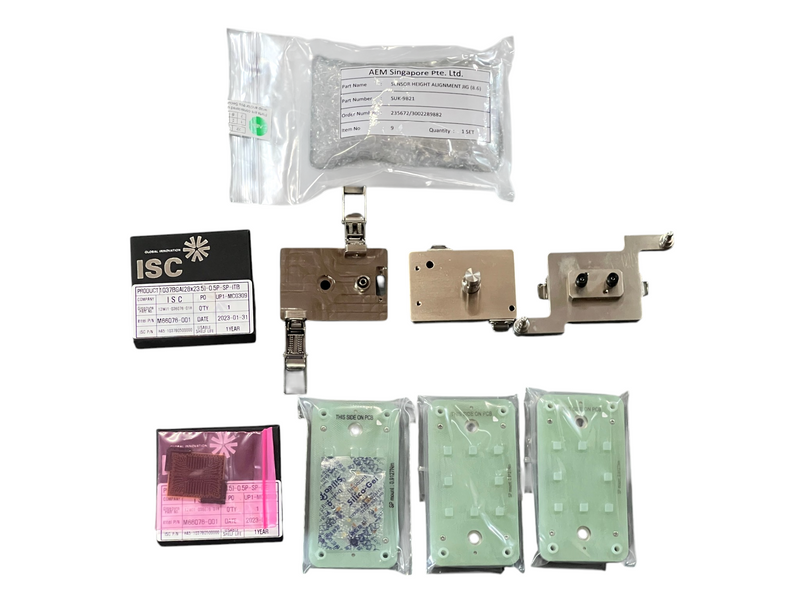 Load image into Gallery viewer, Lot of Semiconductor Test Tool ISC BGA Socket / AEM Singapore Jig / Yokowo Plate
