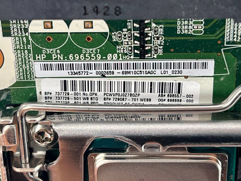 Load image into Gallery viewer, HP 696557-001 Motherboard + Intel Core i7-4790S + AMD Graphics Card + Heat Sink
