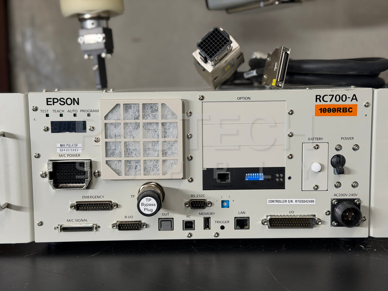 Load image into Gallery viewer, Epson G6-653C Cleanroom SCARA Robot 650mm 6kg w/ RC700-A Controller EtherNet/IP 2021
