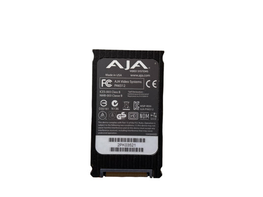 AJA PAK512 SSD Hard Drive for Ki Pro Recorder