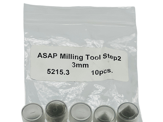 (Pack of 9) Ultra Tec 5215.3 ASAP Milling Tool Step 3mm