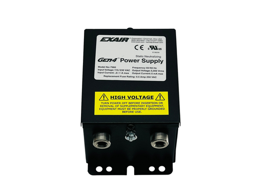 Exair 7960 Gen4 Selectable Voltage Power Supply