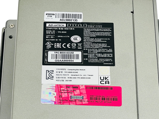 Advantech TPC-B500 Touch Panel Industrial Computer