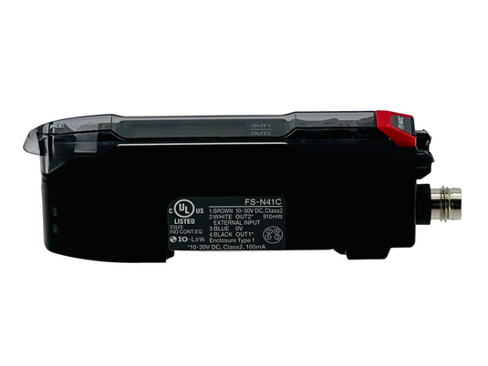 KEYENCE FS-N41C Digital Fiber Optic Sensor Amplifier Main Unit