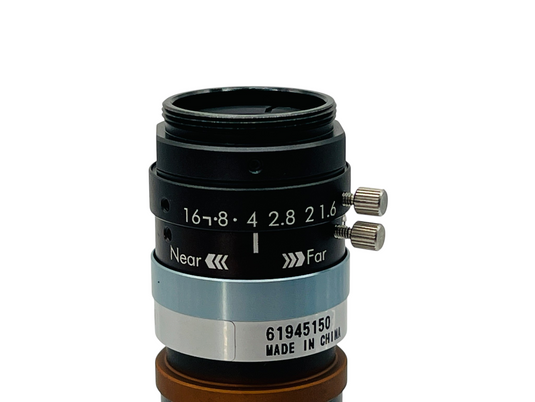 Moritex ML-M2516UR C-Mount Camera Lens + BP-635-25.5 FILTER Assembly