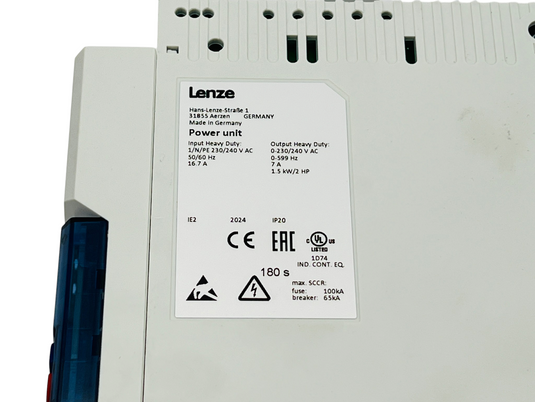 Lenze I550 1.5kW 2HP PROFINET Frequency Inverter