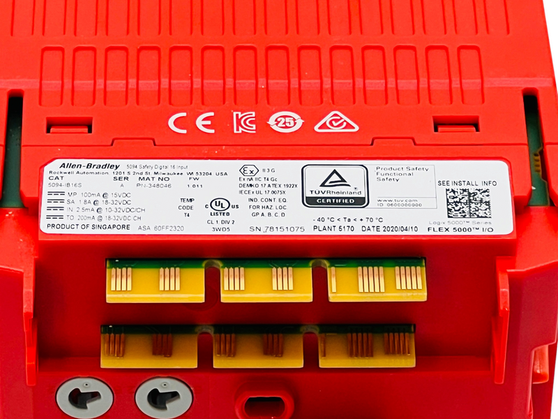Load image into Gallery viewer, Allen-Bradley 5094-IB16S FLEX 5000 16 Point 24V DC Safety Input Module
