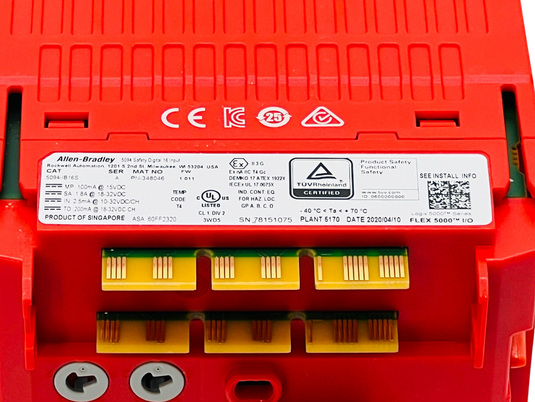 Allen-Bradley 5094-IB16S FLEX 5000 16 Point 24V DC Safety Input Module