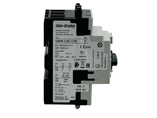 Allen-Bradley 140M-C2E-C20 14.5-20A Motor Protection Circuit Breaker