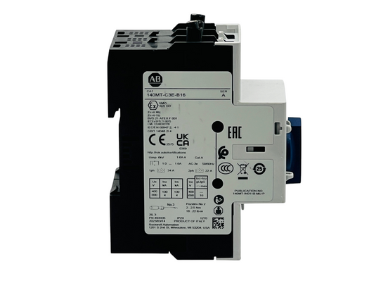 Allen-Bradley 140MT-C3E-B16 1-1.6A Motor Protection Circuit Breaker