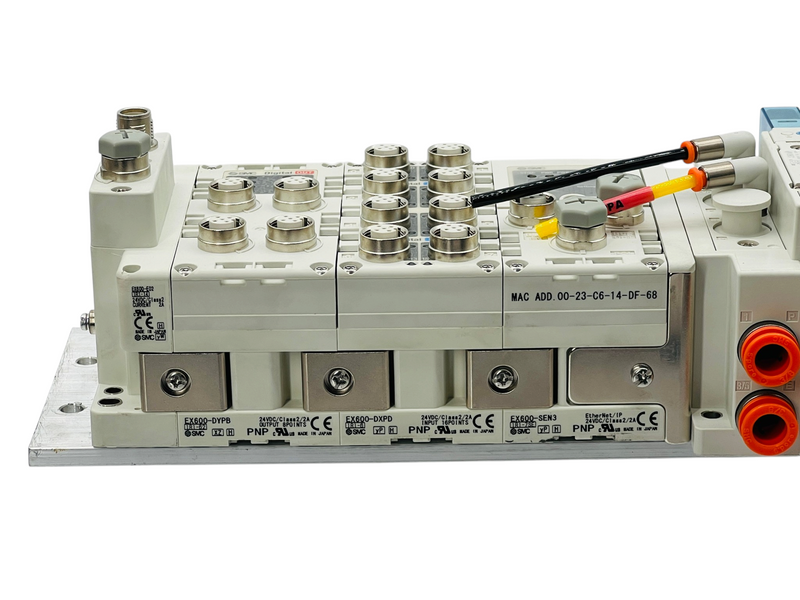 Load image into Gallery viewer, SMC EX600-SEN3 EX600-DXPD DYPB EtherNet/IP SY5100-5U1 Valve Manifold

