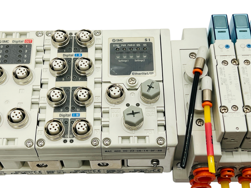 Load image into Gallery viewer, SMC EX600-SEN3 EX600-DXPD DYPB EtherNet/IP SY5100-5U1 Valve Manifold
