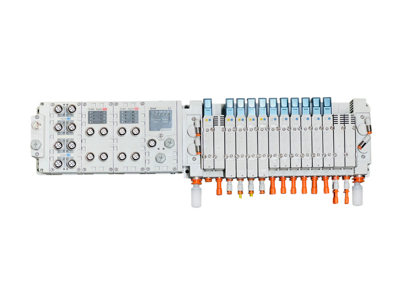 Load image into Gallery viewer, SMC EX600-SEN3 EX600-DXPD EX600-DYPB EtherNet/IP SY5000 Valve Manifold
