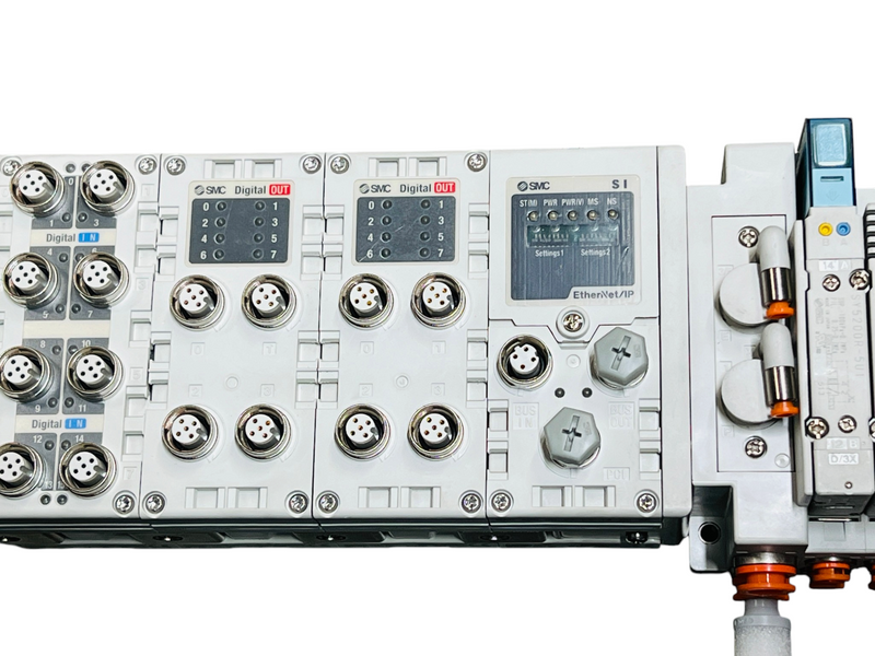 Load image into Gallery viewer, SMC EX600-SEN3 EX600-DXPD EX600-DYPB EtherNet/IP SY5000 Valve Manifold
