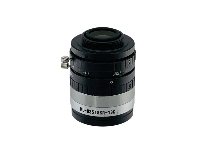 Load image into Gallery viewer, Moritex ML-U3518SR-18C 35mm F1.8 C-Mount Machine Vision Lens
