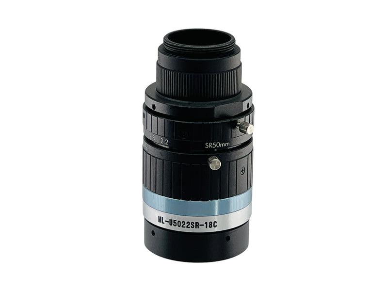 Load image into Gallery viewer, Moritex ML-U5022SR-18C 50mm F2.2 C-Mount Machine Vision Lens 12MP
