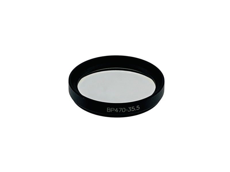 Load image into Gallery viewer, MidOpt BP470-35.5 470nm Blue Bandpass Optical Filter M35.5 Machine Vision
