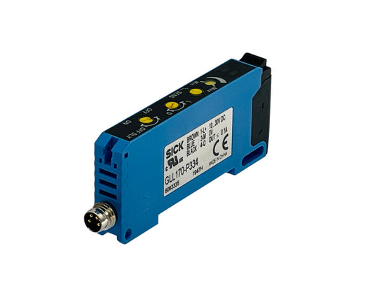 SICK 6063335 GLL170-P334 Fiber Optic Sensor Amplifier PNP 10-30VDC