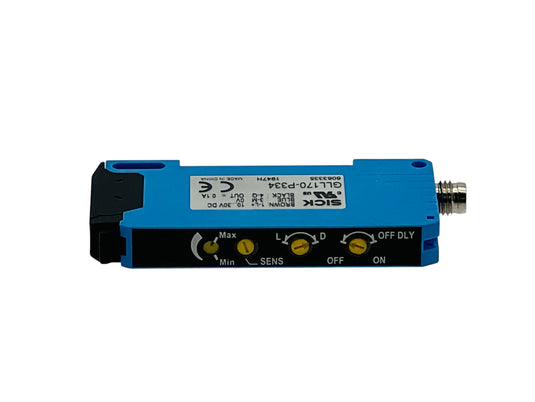 SICK 6063335 GLL170-P334 Fiber Optic Sensor Amplifier PNP 10-30VDC